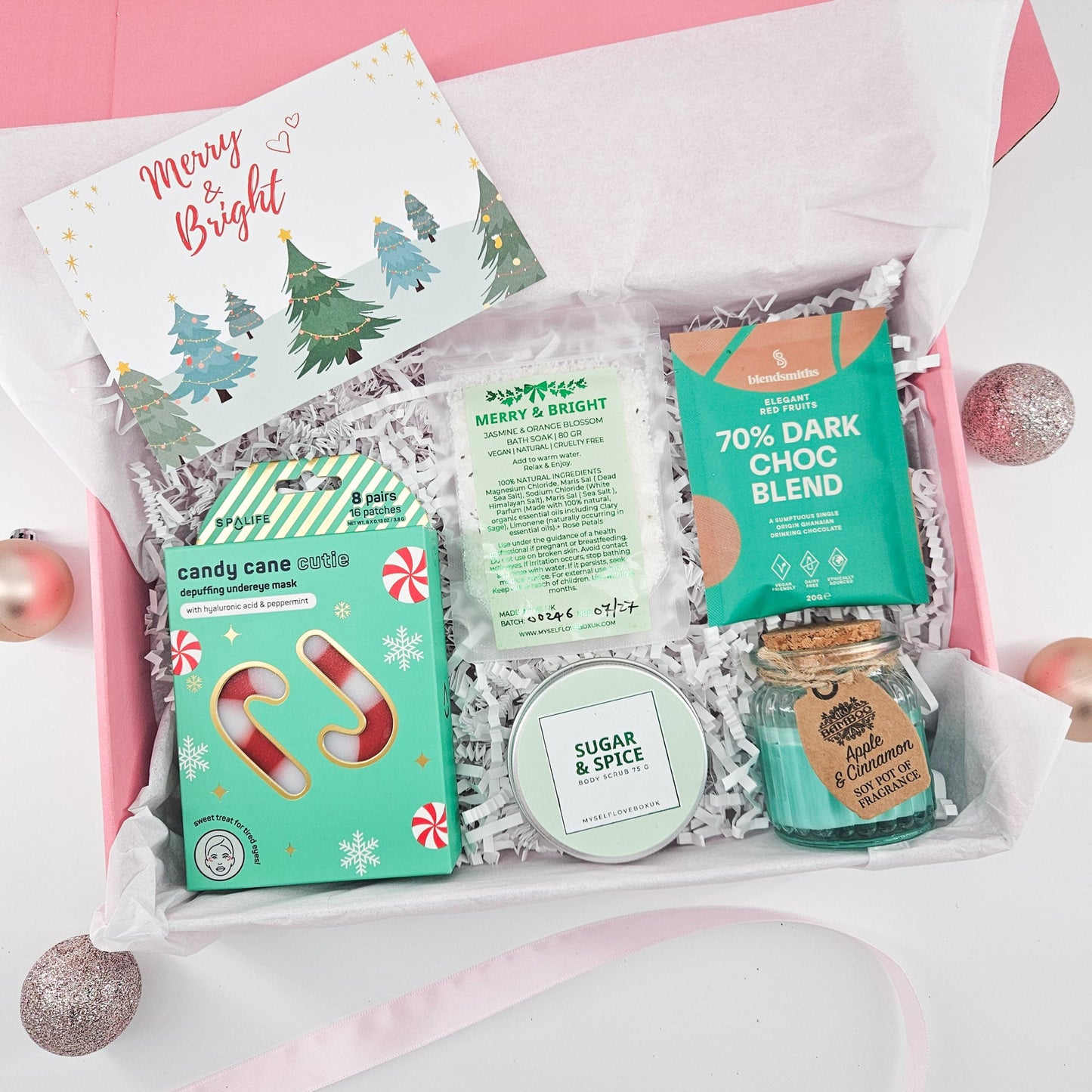 Candy Cane Bliss | Luxury Christmas Gift Box for Her & Secret Santa