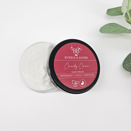 Candy Cane Hand Cream | Vegan, Handmade & Cruelty-Free Christmas Gift