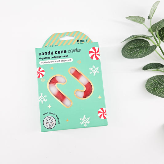 Candy Cane Under Eye Masks | Build Your Own Christmas Gift Box for her