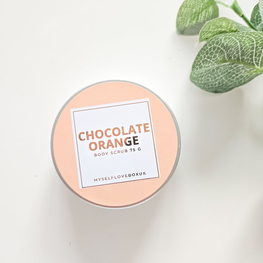 Chocolate Orange Body Scrub | Build Your Own Autumn Vegan Hamper 