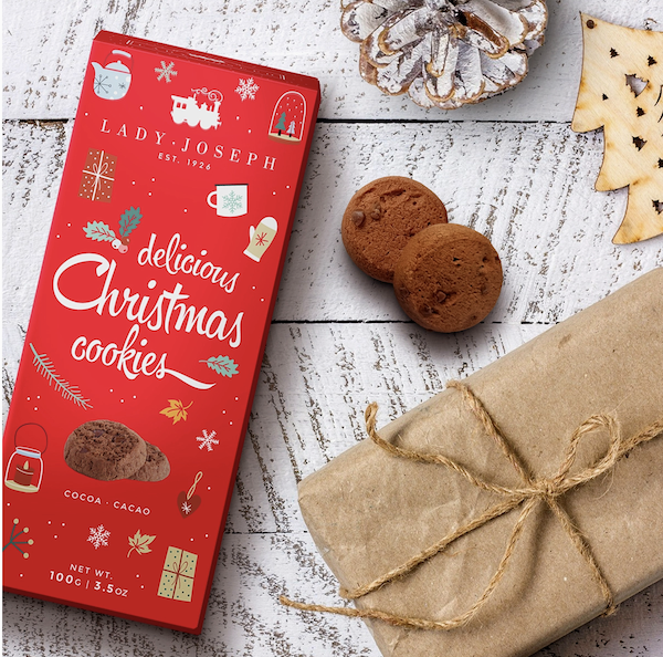 Christmas Chocolate Cookies | Build Your Own Christmas Gift Box for her