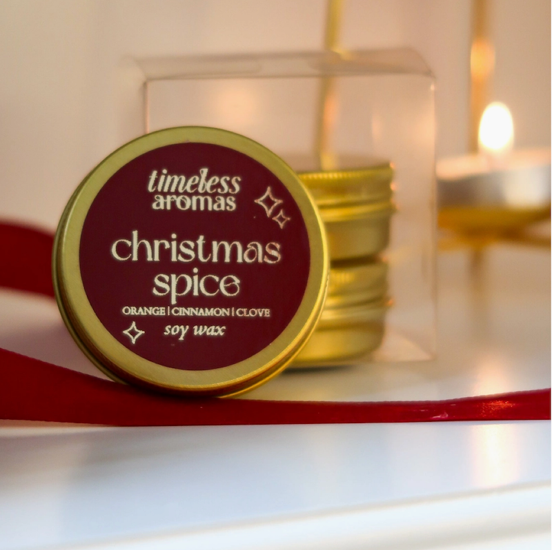 Christmas Spice Handmade Soy Wax Candle | Christmas Gift boxes for her