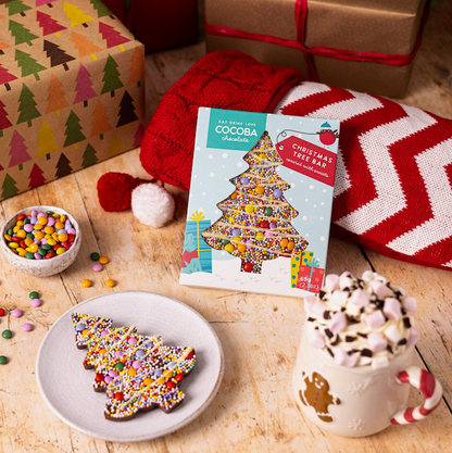 Cocoba Christmas Tree Chocolate Bar | Christmas Gift Uk