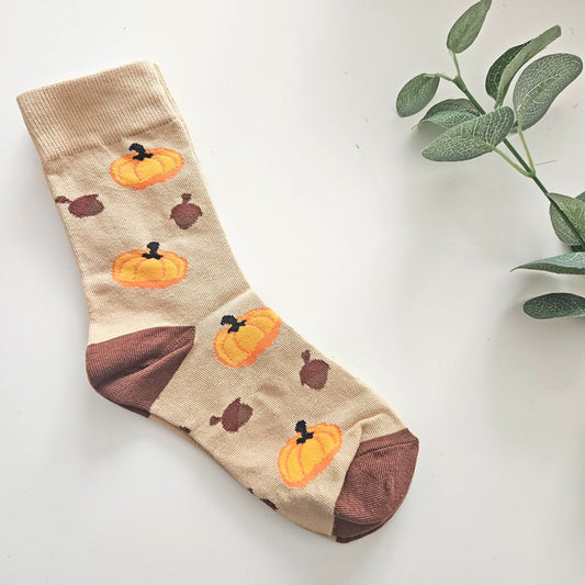 Cosy Autumn Pumpkin Socks | Build Your Own Autumn Care Package