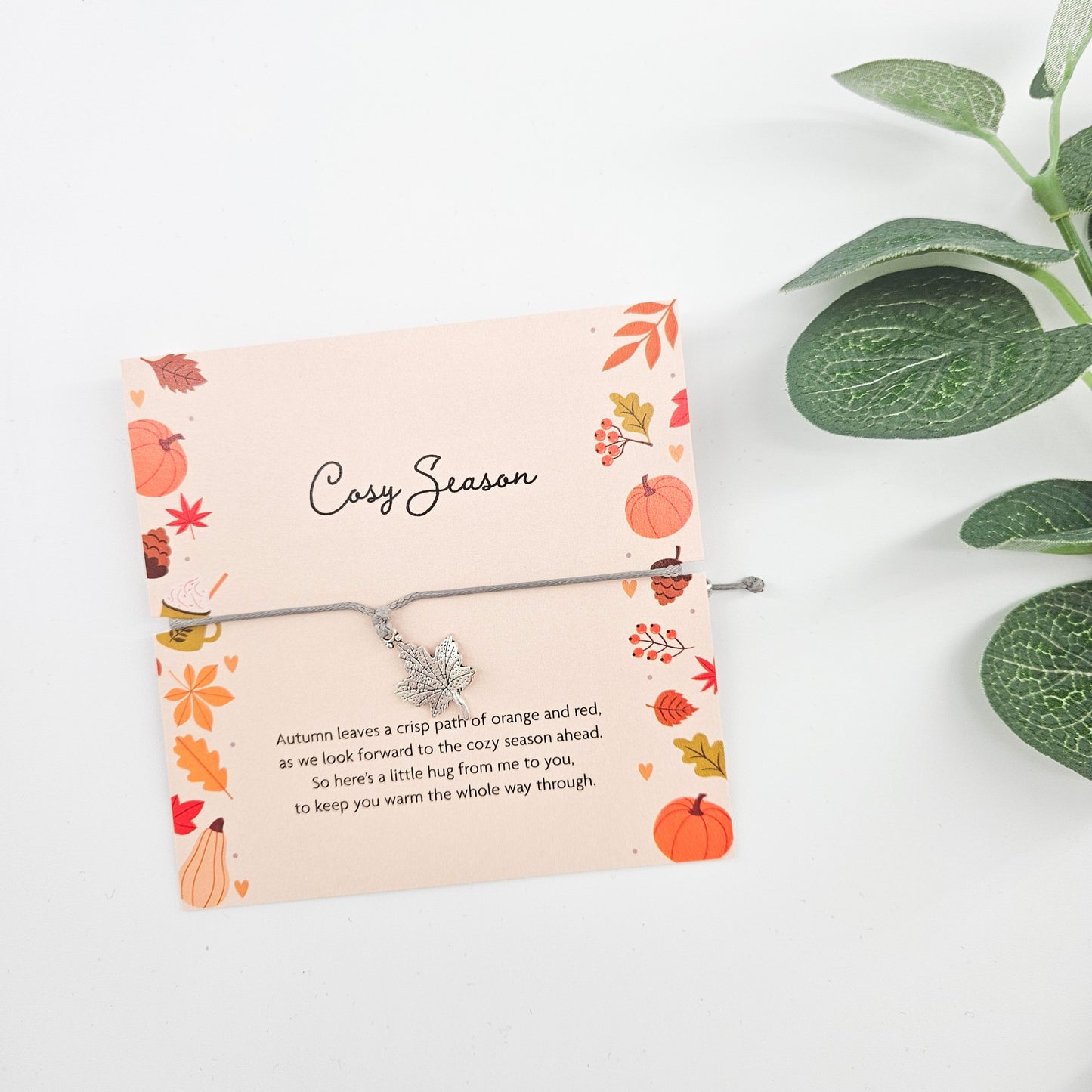 Cosy Season Bracelet | Personalised Autumn Gifts for Her