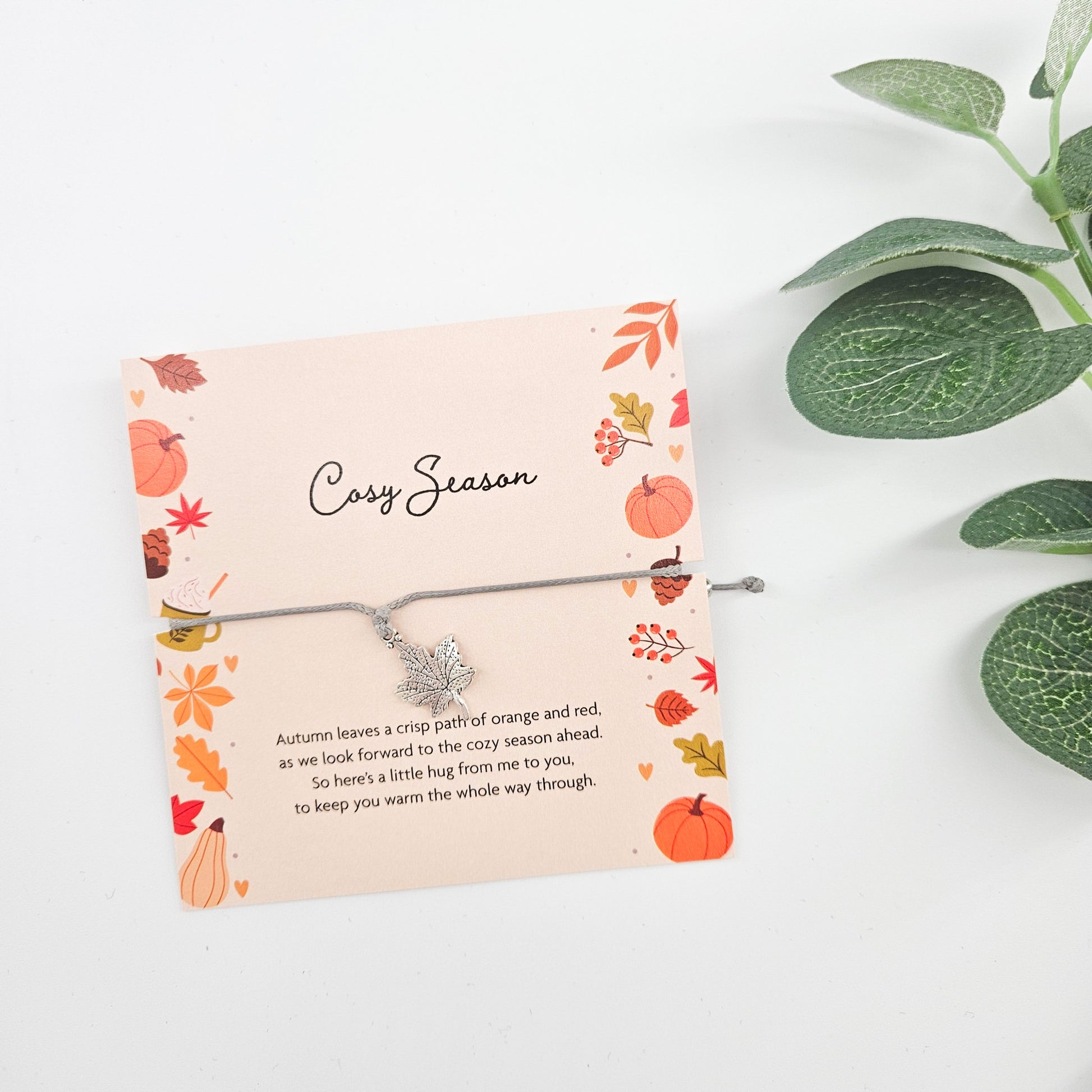 Cosy Season Bracelet | Personalised Autumn Gifts for Her