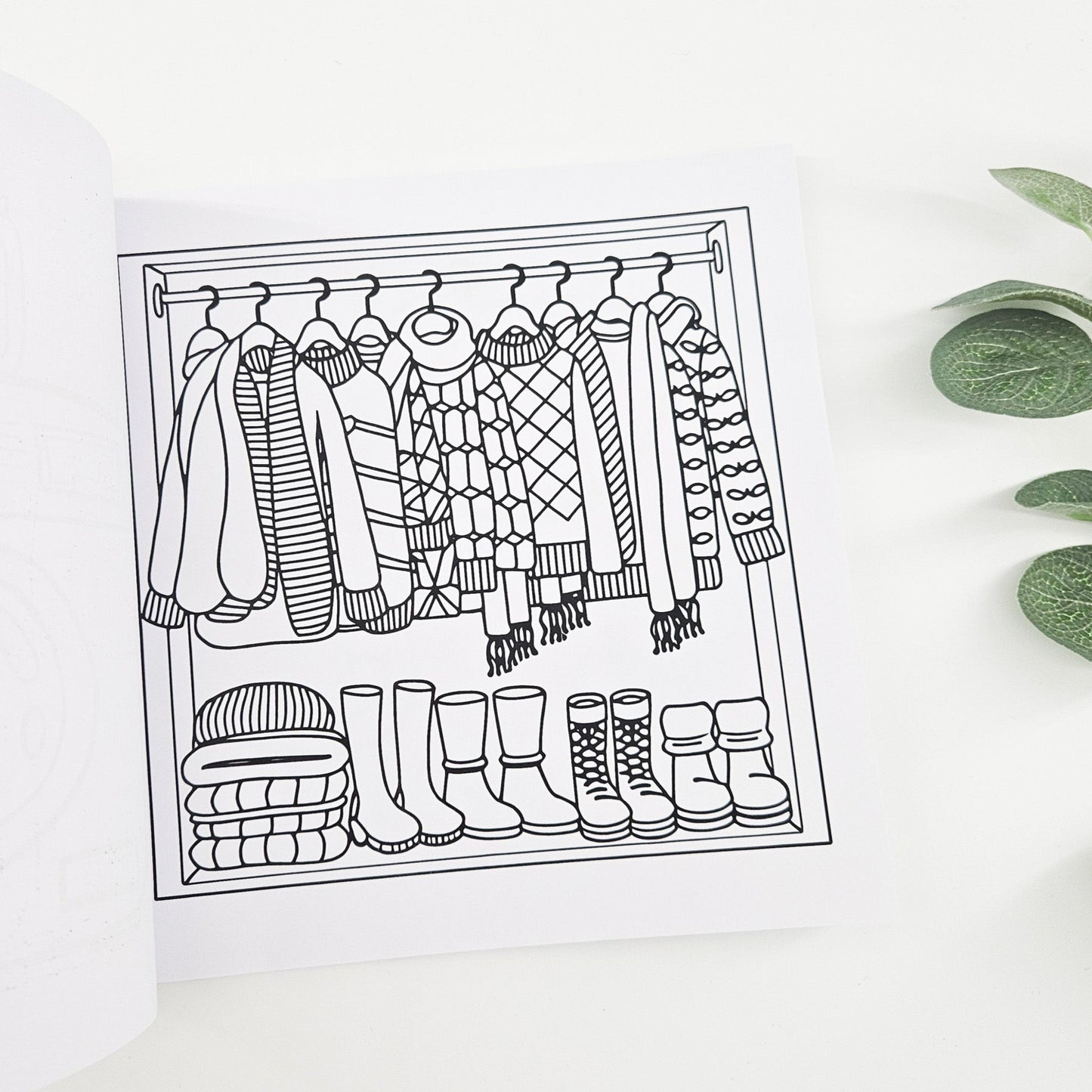 Cozy Autumn Coloring Book | Build Your Own autumn pamper box for her