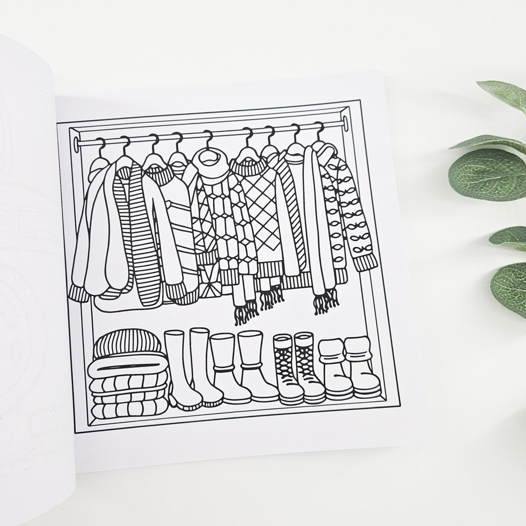 Cozy Autumn Coloring Book | Build Your Own autumn pamper box for her