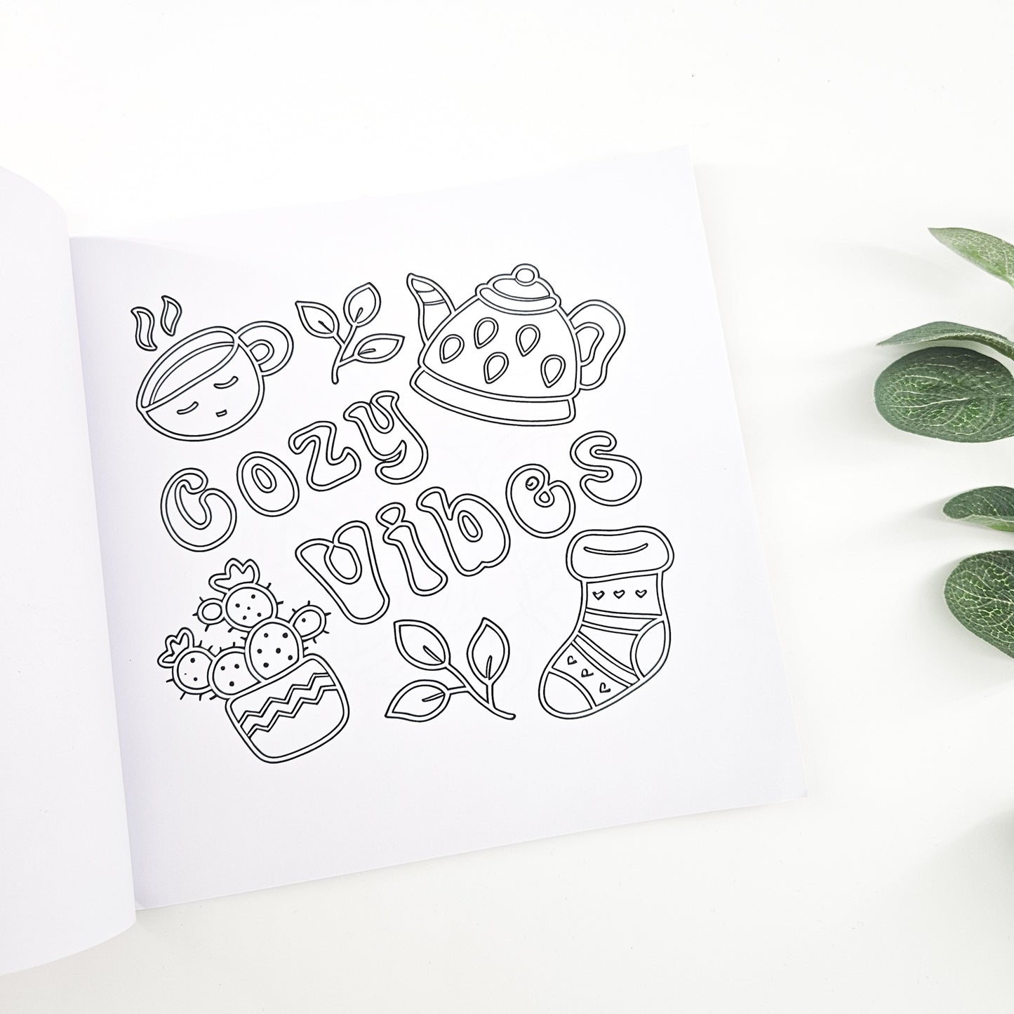 Cozy Girl Coloring Book | Build Your Own stress relief Gifts for her 