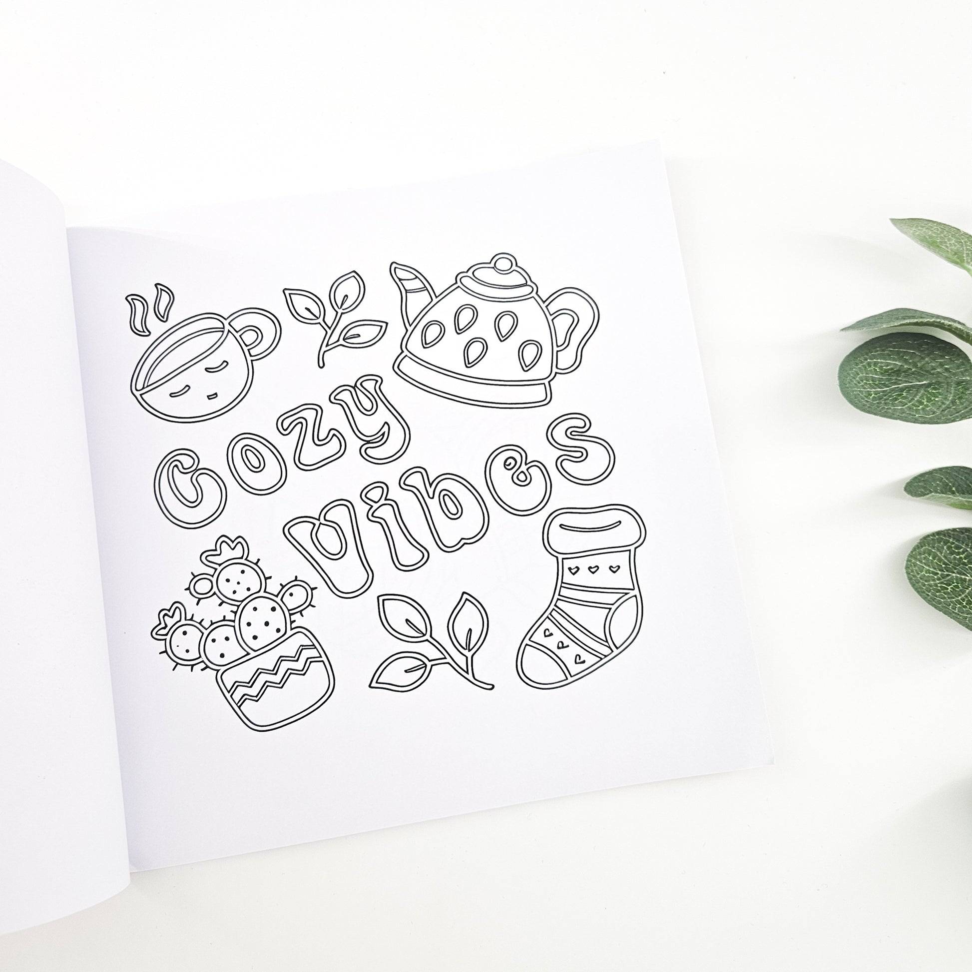 Cozy Girl Coloring Book | Build Your Own stress relief Gifts for her 