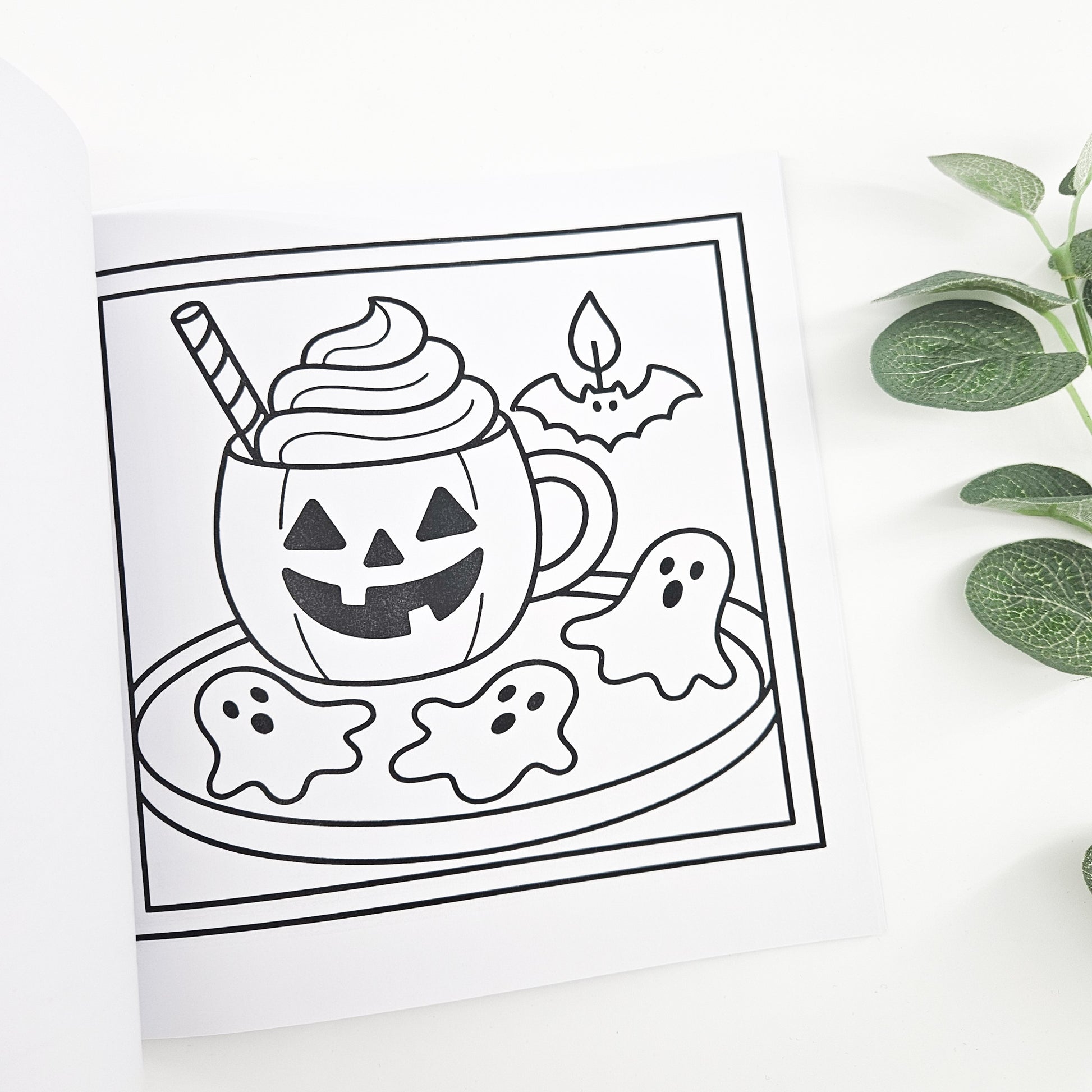 Cozy Halloween Coloring Book | Build Your Own Halloween gift box for her 