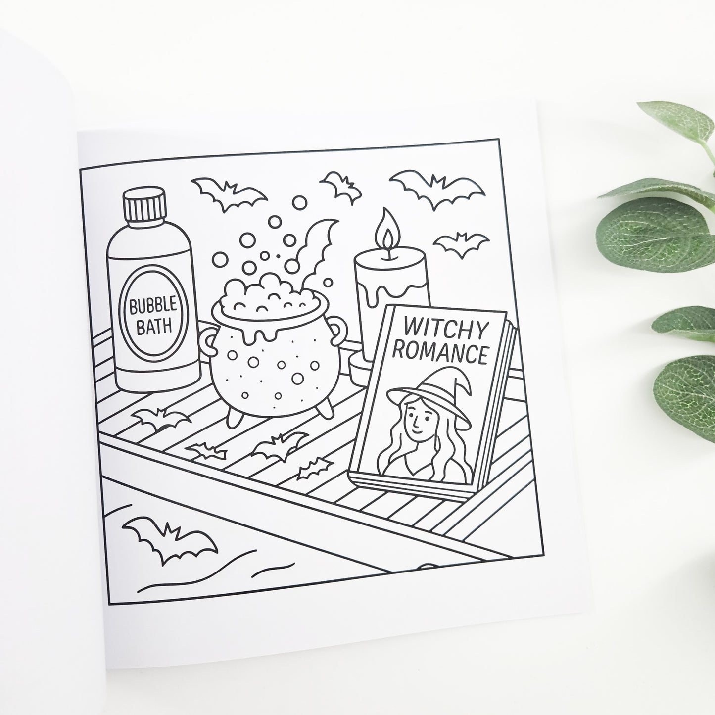 Cozy Halloween Coloring Book | Build Your Own Halloween gift set for her 