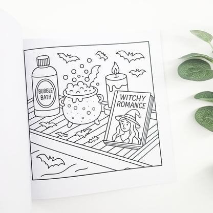Cozy Halloween Coloring Book | Build Your Own Halloween gift set for her 
