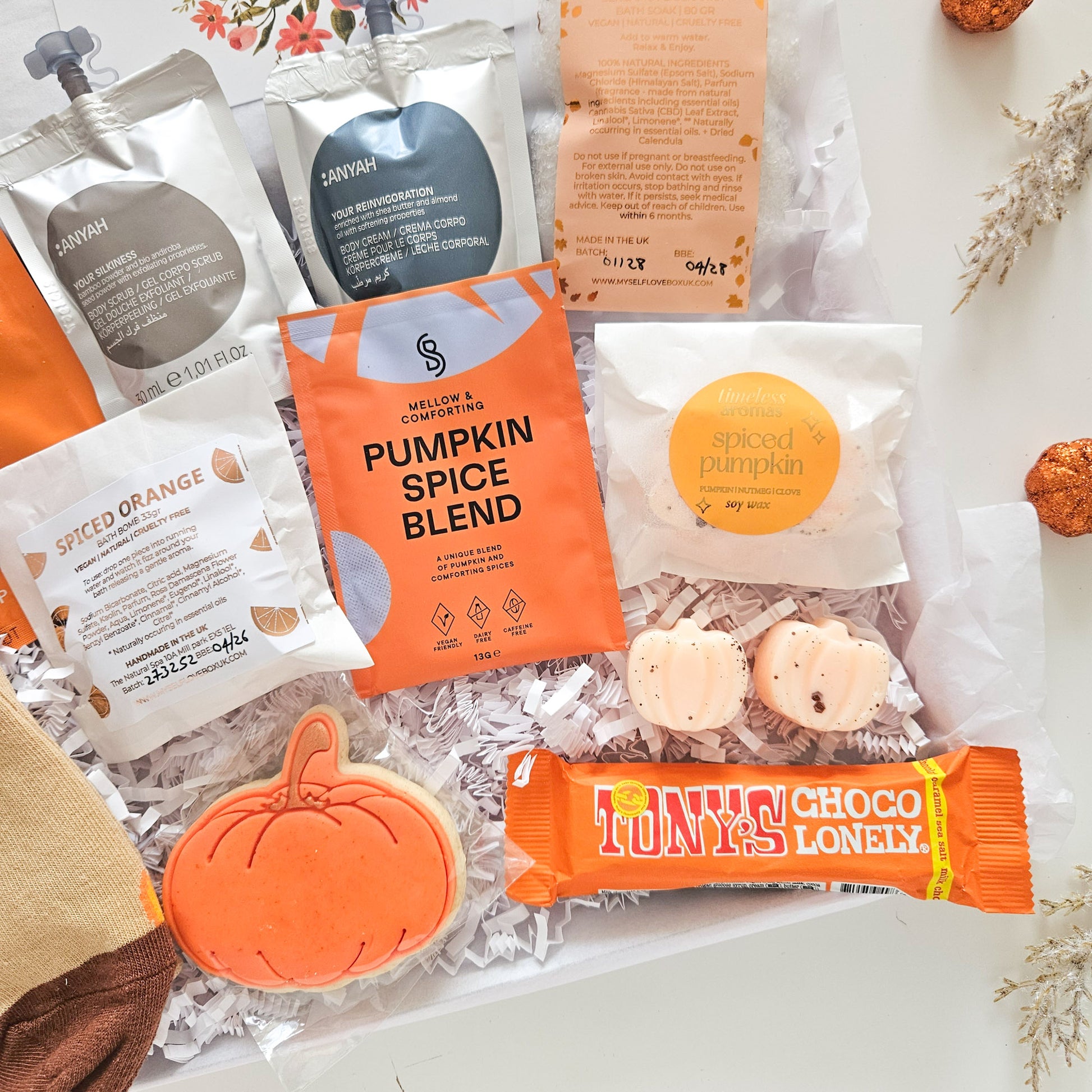 Fireside Treats Pamper Hamper | Autumn Self care package For Her
