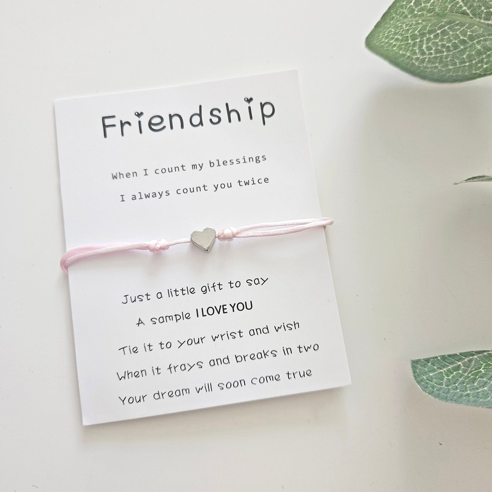 Friendship Wish Bracelet | Personalised Gifts For Friends