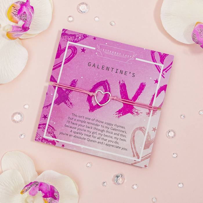 Galentine's Bracelet | Personalise Your Own birthday Gift Box For best friend
