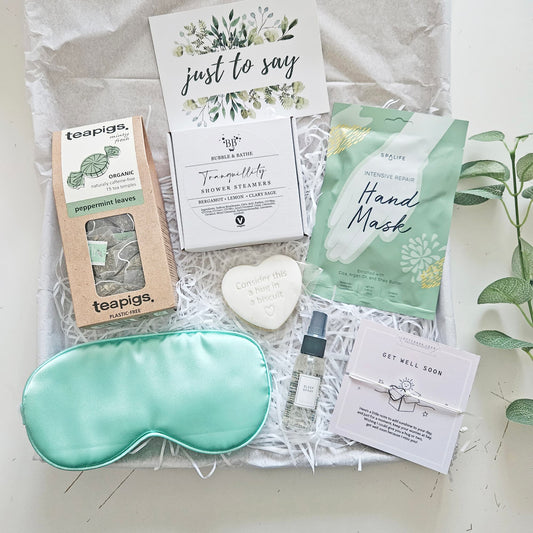 Get Well Soon Pamper Hamper Gift Hospital Care Package for her