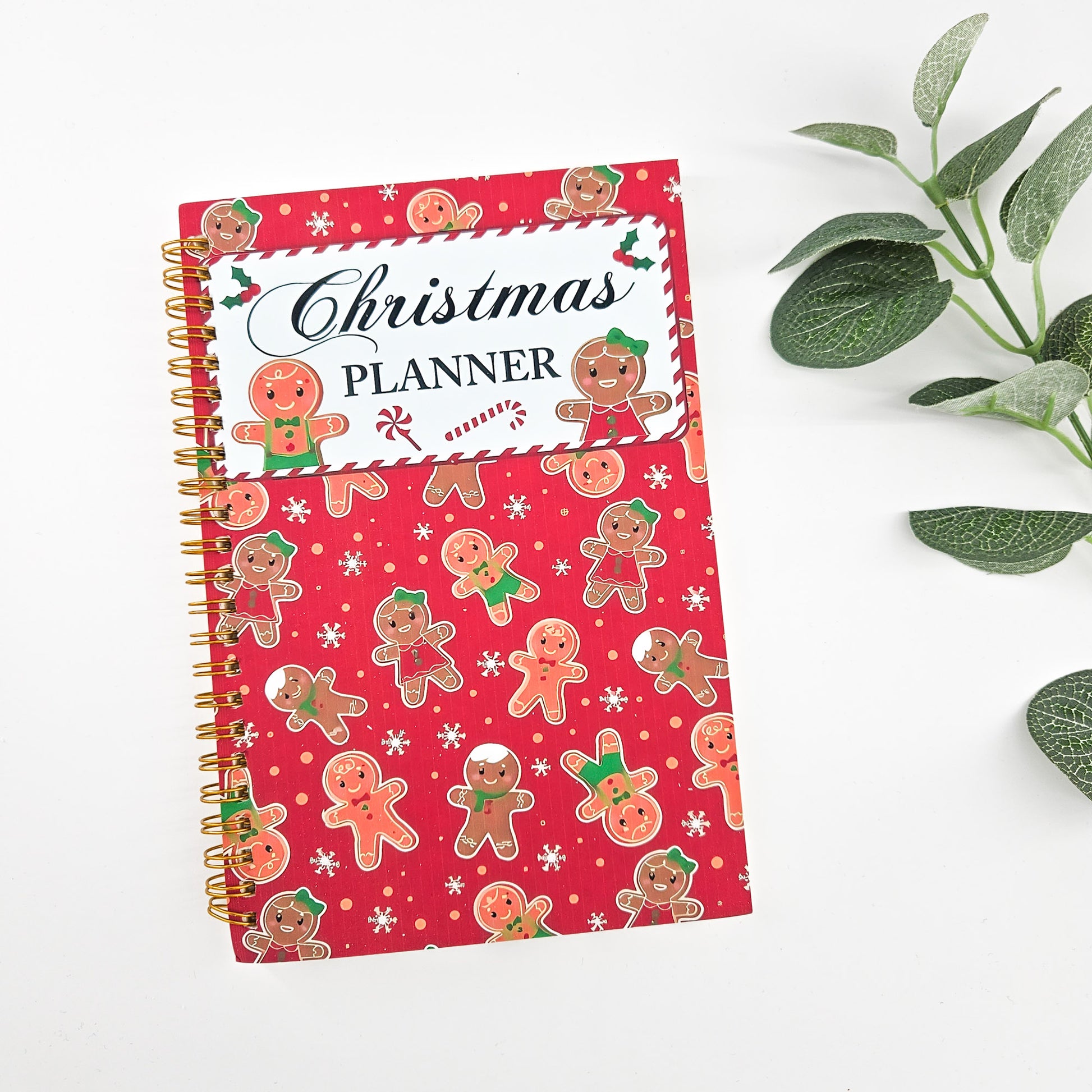 Gingerbread Christmas Planner Notebook | Festive Gift