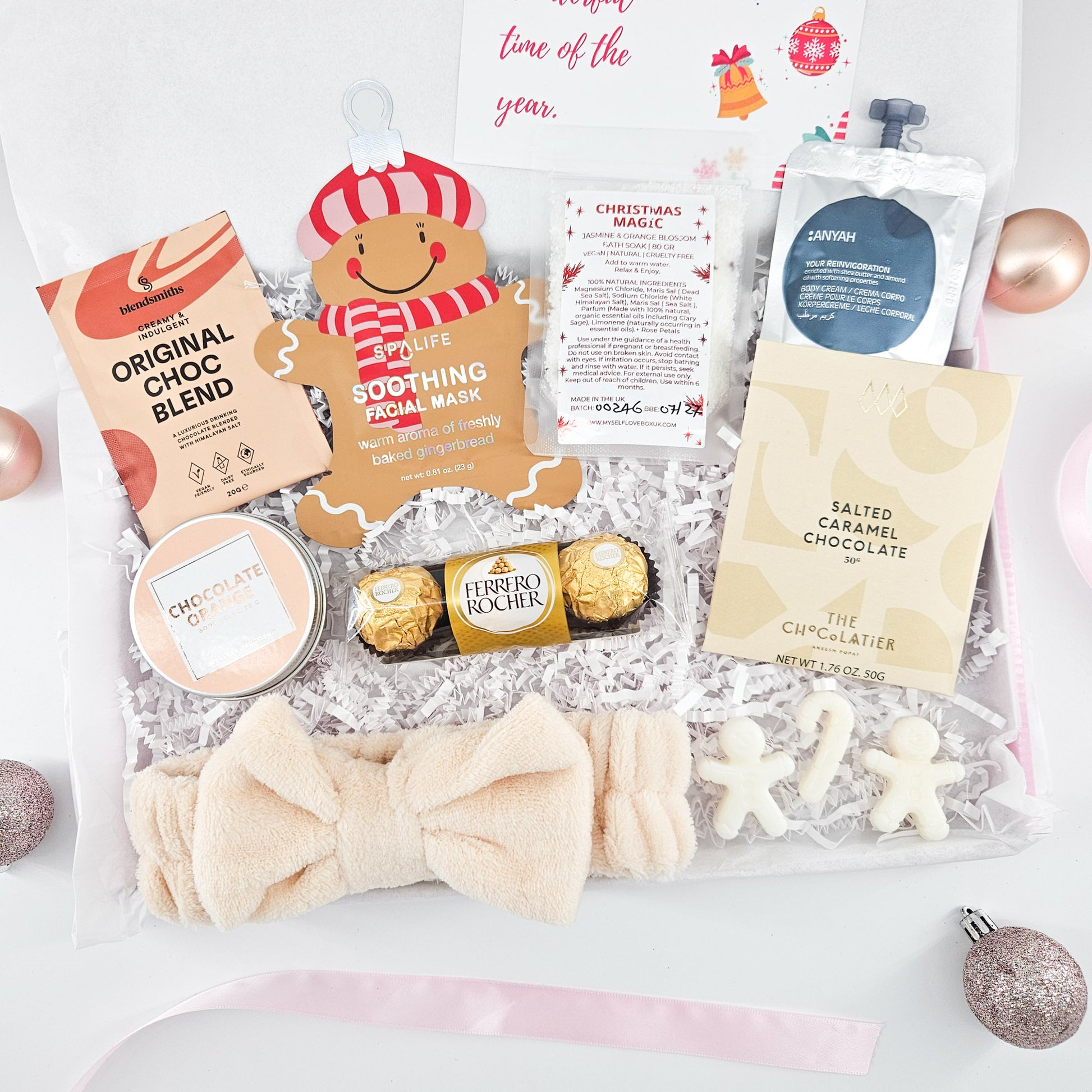 Gingerbread Cocoa Delight | Luxury Christmas Gift Box for Her
