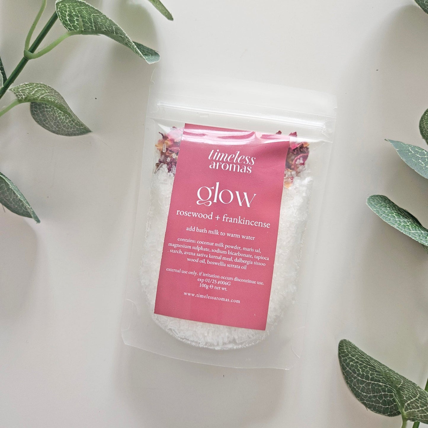 Glow Aromatherapy Bath Milk | Build Your Own Letterbox Gifts for Her