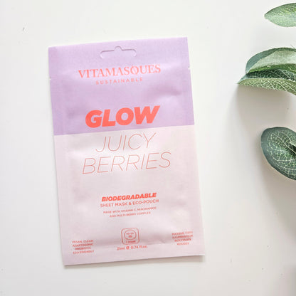 Glow Juicy Berries Facial Mask | Korean Beauty Skincare Set