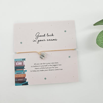Good Luck Exam Bracelet – Student Gift | Build Your Own Gift Box