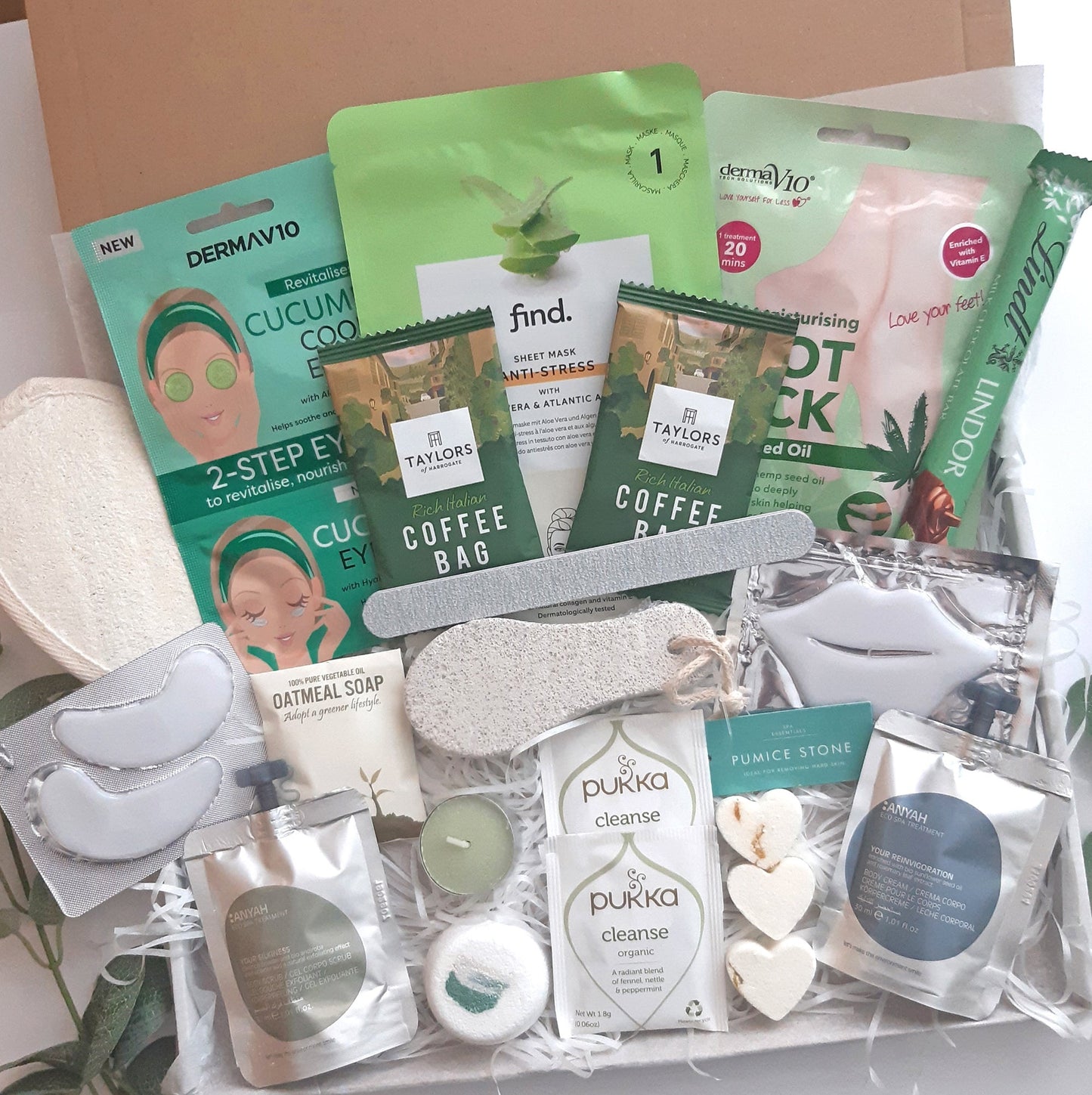 Green Serenity Pamper Box | Luxury Spa gifts next day delivery
