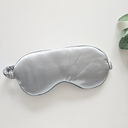 Grey Satin Sleep Mask | Build Your Own Self Care Gifts For Her