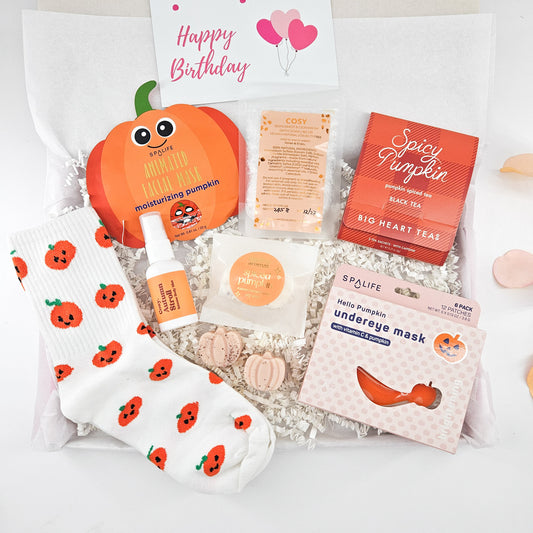 Halloween Pamper Gift Box for Her | Pumpkin Glow Box Uk
