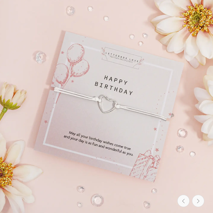 Happy Birthday Bracelet | Build your own birthday gift box for best friend