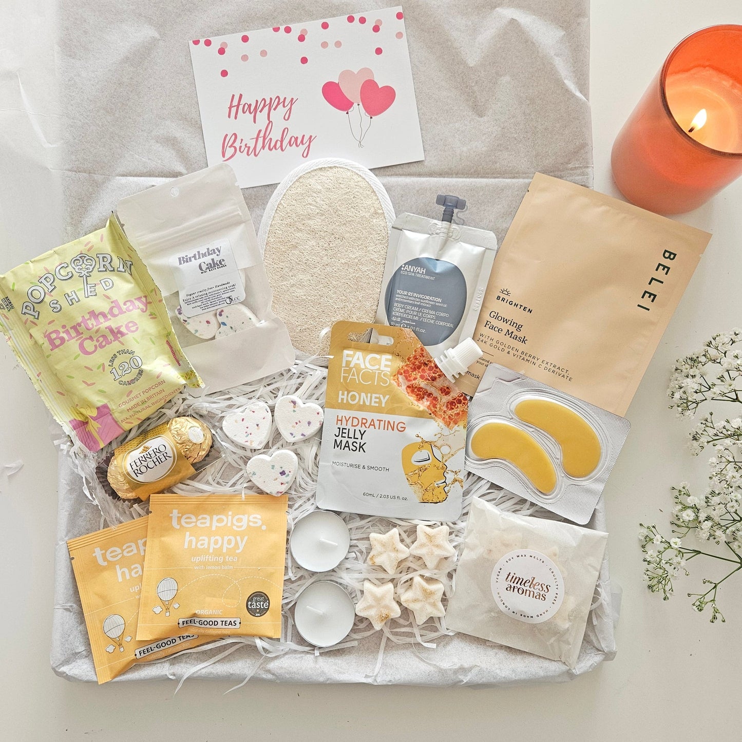 Happy Birthday Pamper Box Next Day Delivery Birthday Gifts For Her uk