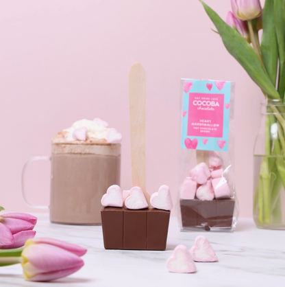 Heart Hot Chocolate Spoon | Build Your Own Birthday Gift Box Uk