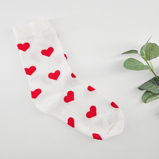Heart Print Socks – Cute Gift | Build Your Own Gift Box