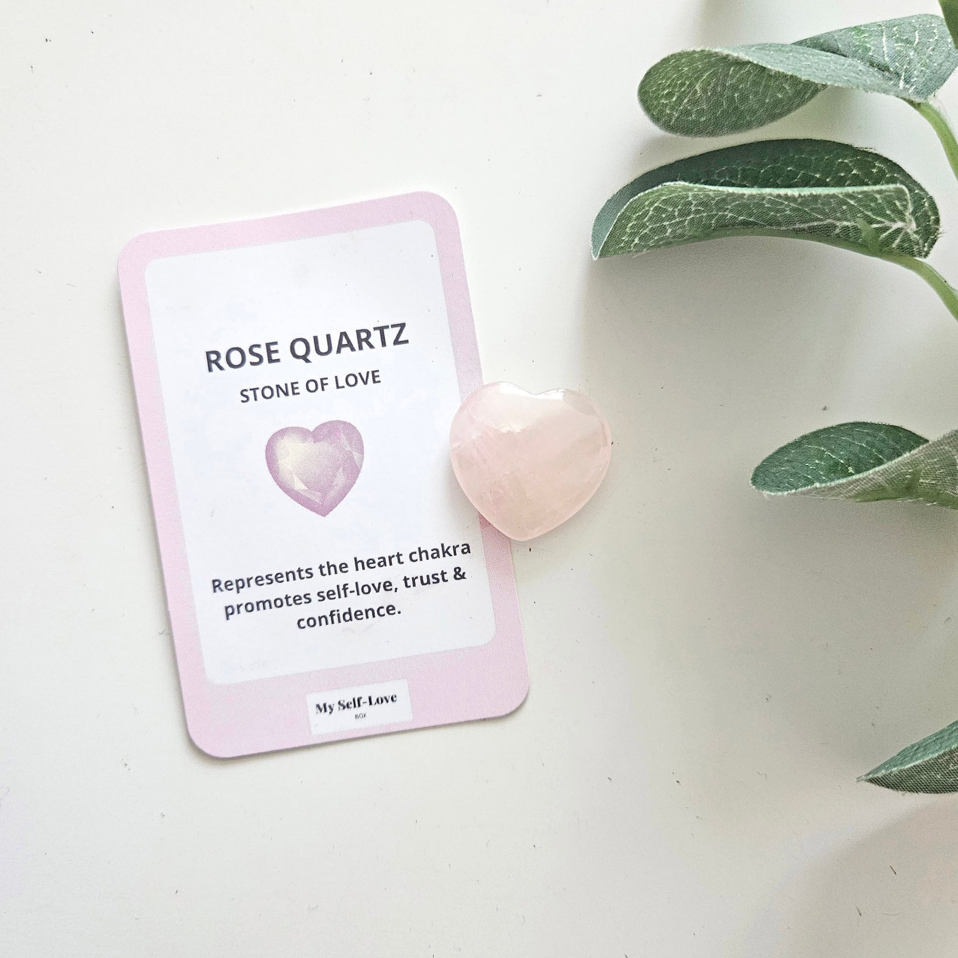 Heart Rose Quartz Crystal | Build Your Own Self-Love & Healing Gift Uk