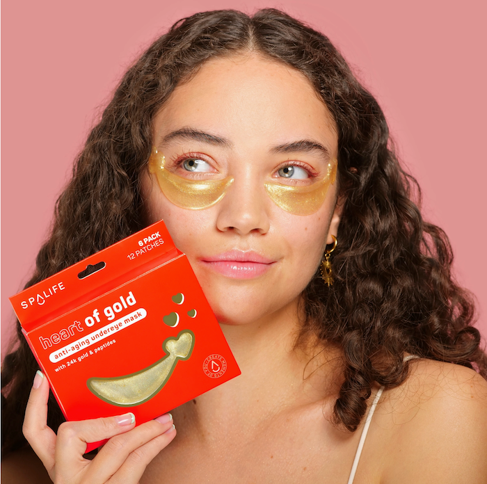 Heart of Gold Anti-Aging Under eye Mask | Personalised Pamper hamper gifts for her