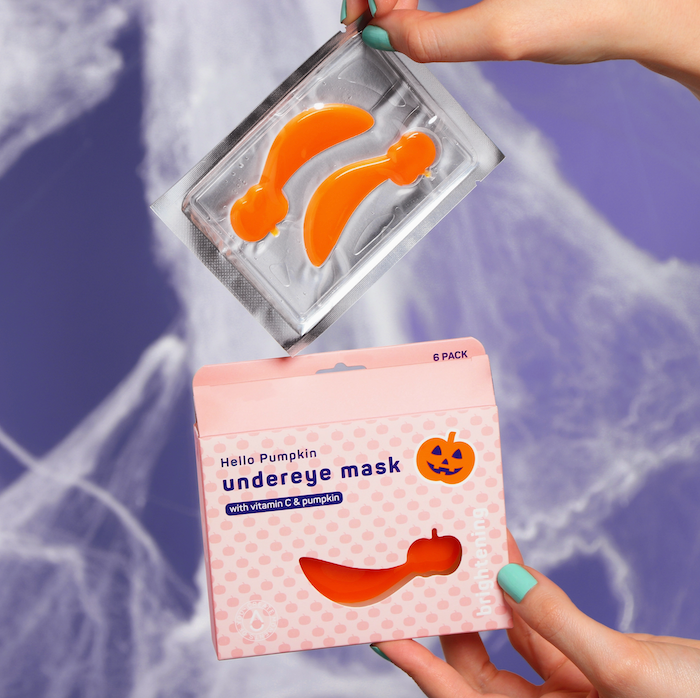 Hello Pumpkin Under Eye Masks | Build Your Own Halloween pamper hamper For Her uk