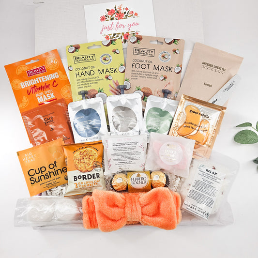 Home Spa Kit & Pamper Gift Set | Pamper Box for Her