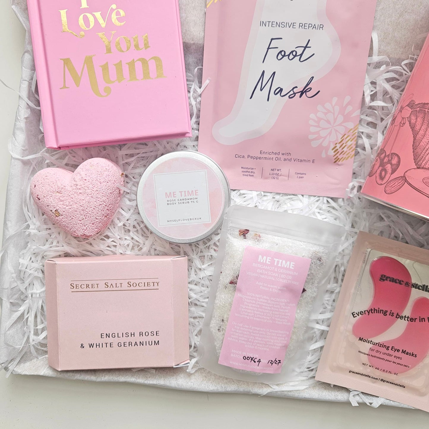 I Love You Mum | Luxury self care gift sets for mum next day delivery