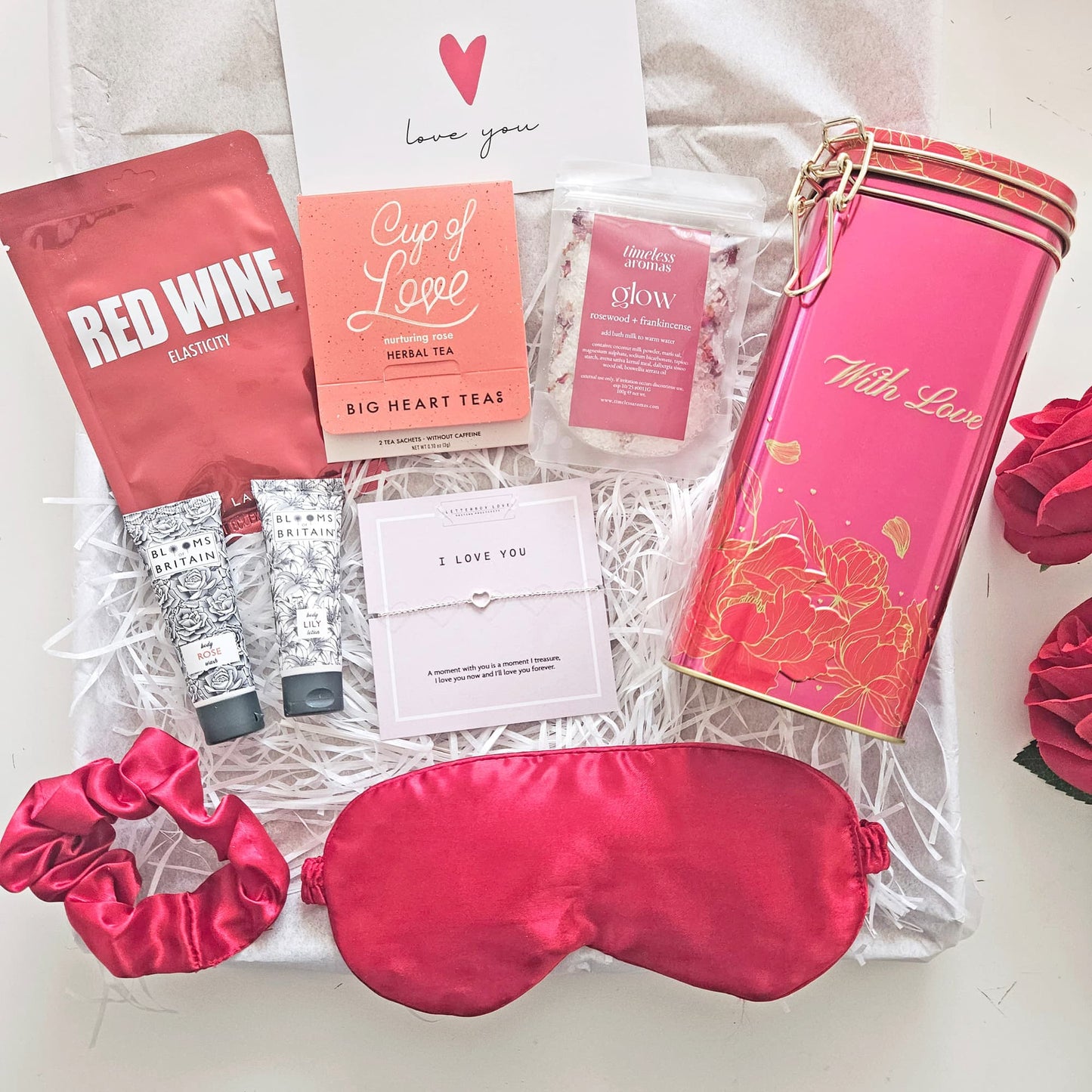 I love you care package for wife luxury pamper hamper gift sets for her