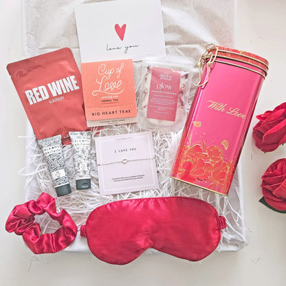 I love you pamper gifts pamper box for girlfriend