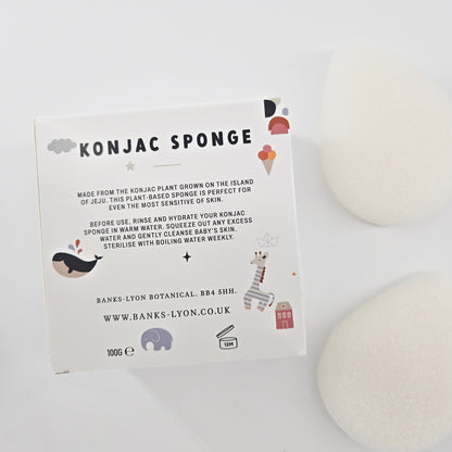 Konjac Baby Sponge Set - Gentle Baby Bath Gift | Build Your Own Gift Set 