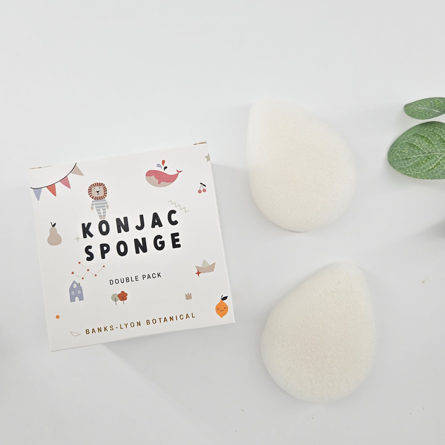 Konjac Baby Sponge Set - Gentle Baby Bath Gift | Build Your Own Gift box