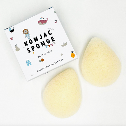 Konjac Baby Sponge Set - Gentle Baby Bath Gift | Build Your Own Gift box Uk