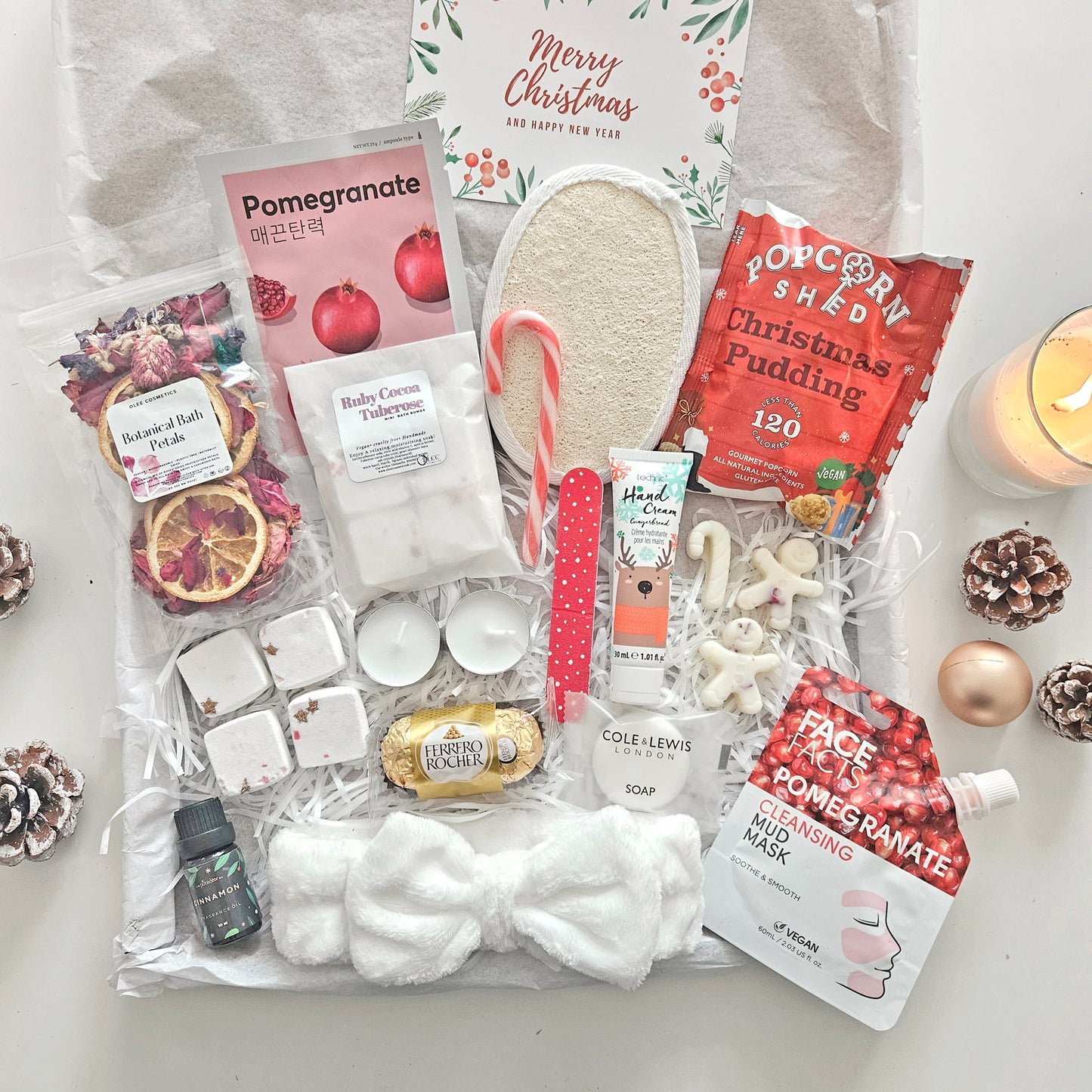 LUXURY SECRET SANTA PAMPER HAMPER GIFT