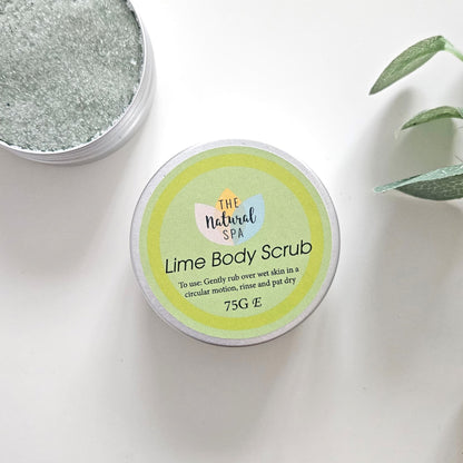 Lime Natural Body Scrub | Build You Own Spa Gift Set for Her