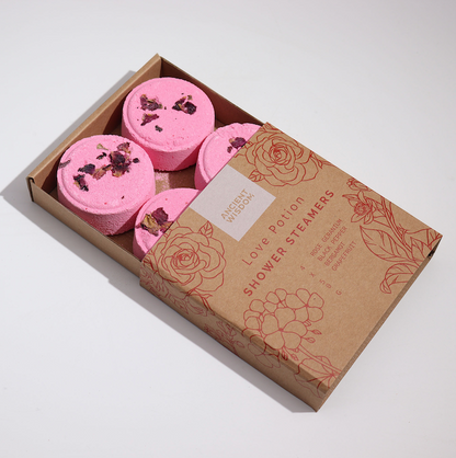 Love Potion Shower Steamers | Build Your Own pamper gift box for ladies