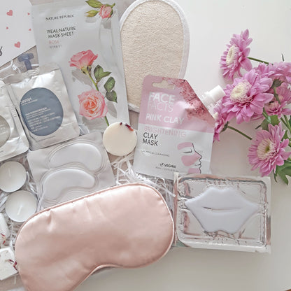 Luxury Blush Self Care Box | Curated pamper hamper Gifts Next Day Delivery