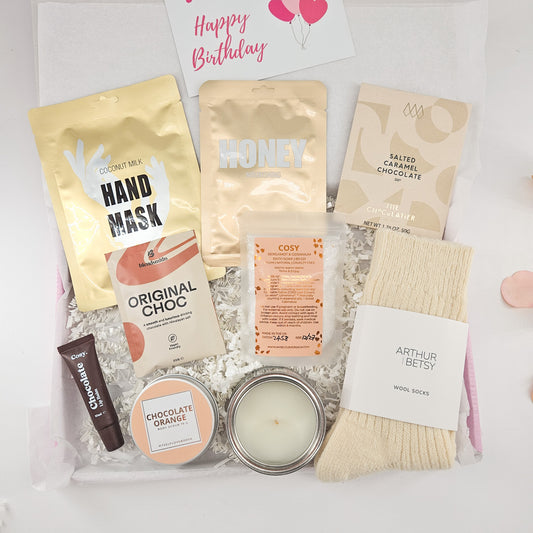 Luxury Cosy Gift Box for Her | Chocolate & Cream Box