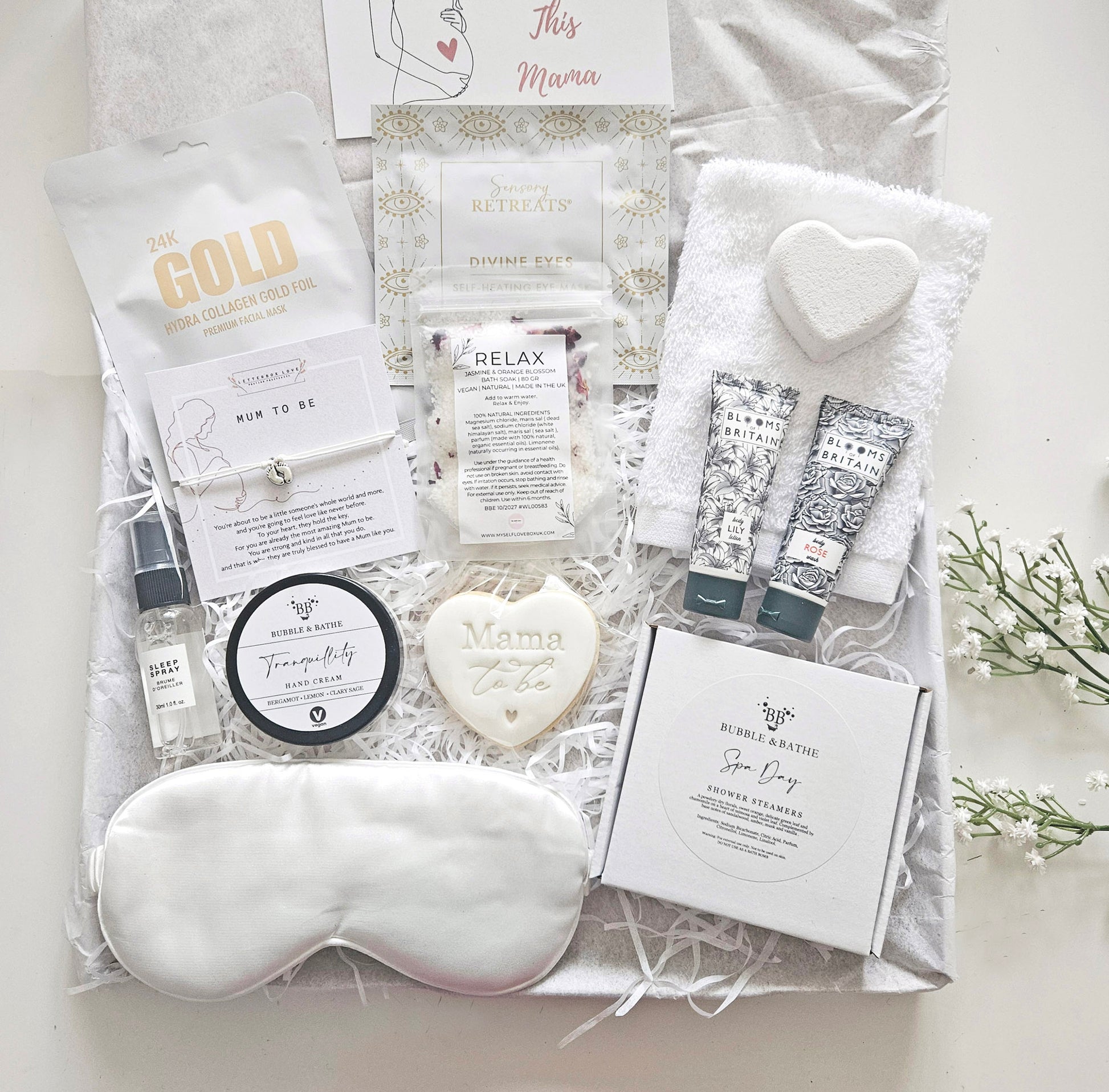 Luxury Mum To Be Self Care Hamper & Pamper Set Gifts By Post