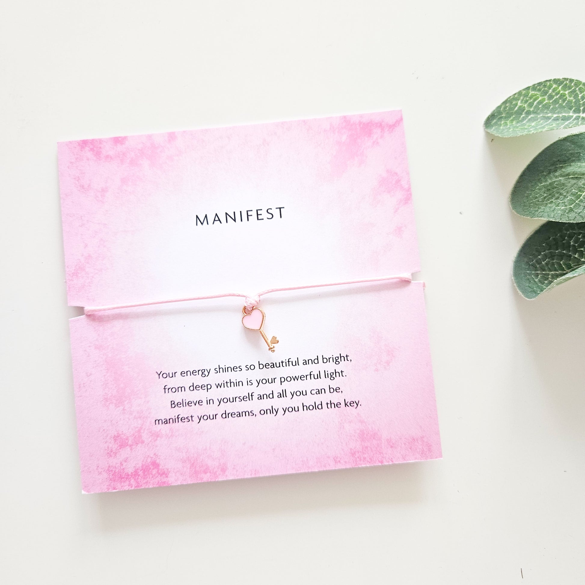 Manifest Key Charm Bracelet | Build Your Own Care Package For Friends